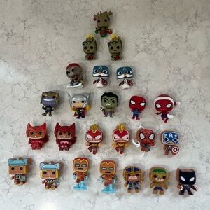 Funko Pocket Pop Marvel Holiday - Lot of 24